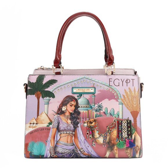Nicole Lee "Queen Cleopatra" Tote Bag - Picture 1 of 12